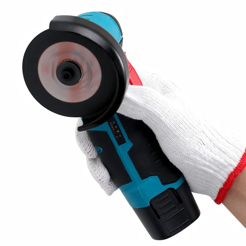 Mini Cordless Angle Grinder, 12 V, with Saw Blade, view 1